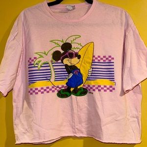 Mickey Mouse Retro Cropped Tee